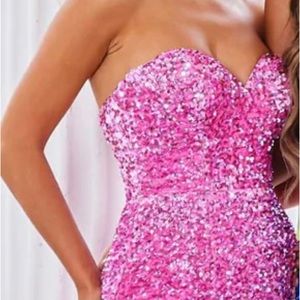 Sequence gown (HOT PINK)